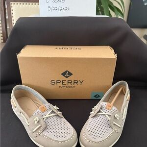 Sperry Gray Moccasin Shoes with Classic Style
